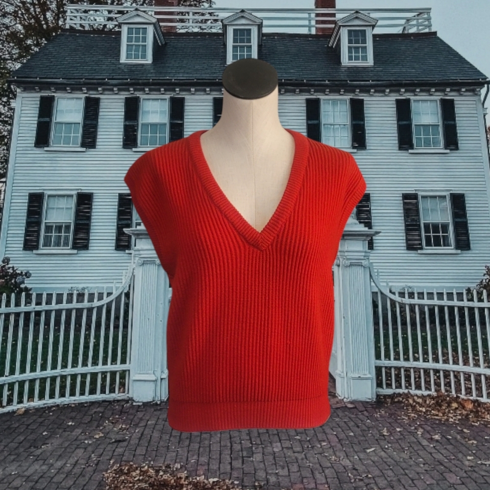 Vintage Red Sweater Vest